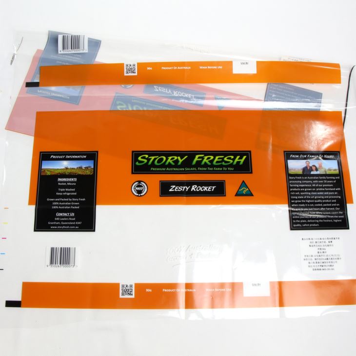 35 Micon andstæðingur-þoka BOPP Film notað fyrir grænmeti / salat pökkun