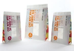 Gusset Flat Bottom Töskur Fyrir Nuts Snakk