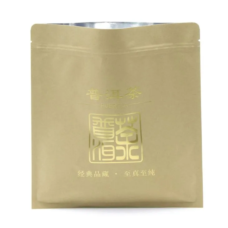 Kraftpappír Þrjár hliðarsegulpappírspoki