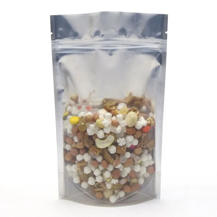 Transparent Aluminium Foil Standing Up Pouch