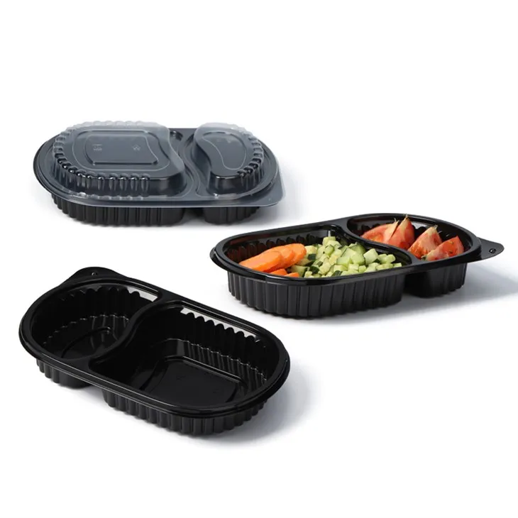 2 hólf Taka út matarílát