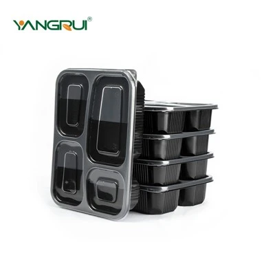 Einnota 4 hólfa matarílát Bento Box