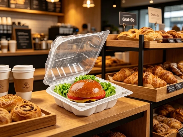 hinged togo boxes